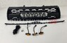 Решетка радиатора тюнинг LED с огнями Toyota Surf 185