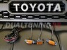 Решетка радиатора тюнинг LED "TRD style" Toyota Surf 215 