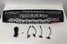 Решетка радиатора тюнинг с огнями Nissan Pathfinder 2005-2008 / Navara D40 2005-2008
