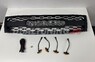Решетка радиатора тюнинг с огнями Nissan Pathfinder 2005-2008 / Navara D40 2005-2008