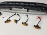 Решетка радиатора тюнинг с огнями Nissan Pathfinder 2005-2008 / Navara D40 2005-2008
