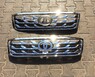 Решетка радиатора "галочки" Toyota Land Cruiser 100 2005-2007