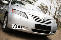 Накладки на фары (реснички) Toyota Camry V40 (дорестайлинг) 2006 - 2009