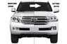 Комплект рестайлинга для Land Cruiser 200 из 2008-2015 в 2016г
