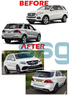 Обвес (комплект) "AMG Design" для Mercedes GLE-Calss W292 2014+