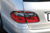Хромированные накладки на стопы Schatz для Mercedes E-Class S211