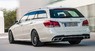 Серебристые вставки в пороги для Mercedes E-Class W212