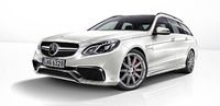 Серебристые вставки в пороги для Mercedes E-Class W212