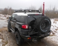 Задний силовой бампер Toyota FJ Cruiser 