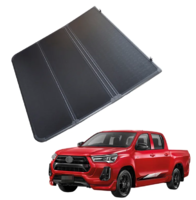 Крышка багажника жесткая (3 секции) Toyota Hilux Revo 2015-2022