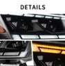 Фары тюнинг Toyota Hiace H300 2019+ (полностью диодные)