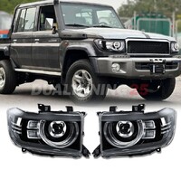 Фары тюнинг LED для Toyota Land Cruiser Prado 75/78 FJ75 стиль Land Rover