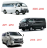 Фендера - расширители колесных арок Toyota Hiace 2005-2018