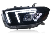 Фары тюнинг Toyota Highlander 2007-2010 LED