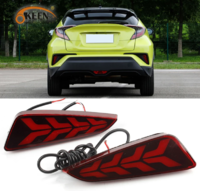 Катафоты (фонари) в задний бампер для Toyota C-HR CH-R CHR 2016-2019