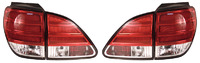 Стопы диодные Lexus RX300 / Toyota Harrier 1997-2003 красно-белые