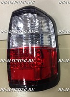 Стопы диодные Nissan Terrano R50 (красные + белые)