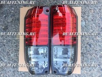 Стопы диодные Toyota Land Cruiser Prado FJ78 красно-дымчатые