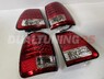 Стопы Toyota Land Cruiser 100 1998-2007 (стиль Lexus) красные