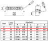 Светодиодная балка Aurora ALO-T-S5D1-10-H 10 диодов 50w Золото