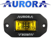 Светодиодная фара ALO-T-EL-2-E13T Aurora 2 диода 20 ватт СЦЕННЫЙ ЗОЛОТО