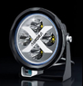 Светодиодная фара Aurora ALO-R4T3-EQ 4 диода 40 ватт БЛИЖНИЙ + ПОДСВЕТКА(RGB)