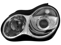 Фары (оптика) Mercedes W203 2000-2004 линза (хром)
