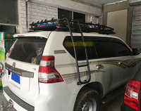 Лестница боковая на багажник Toyota Land Cruiser Prado 150