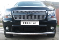 Защита переднего бампера - дуга Chevrolet Tahoe (d76)