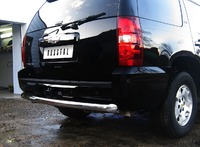 Защита заднего бампера - дуга Chevrolet Tahoe (d76)