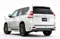 Накладка (губа) JAOS на задний бампер Toyota Land Cruiser Prado 150 2008-2014