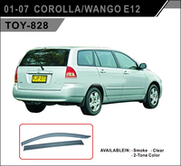  Ветровики - дефлекторы окон Toyota Corolla Fielder #ZE12# 2000-2006 (TXR Тайвань)