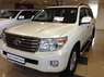 Оптика (фары) светодиодная Toyota Land Cruiser 200 белые с ангельскими глазками + линза