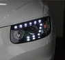 Альтернативная оптика (фары) «AUDI Q7 Style» для Hyundai Santa Fe 2006+