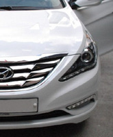 Альтернативная оптика (фары) для Hyundai Sonata YF i45 (черные)