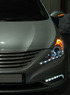 Альтернативная оптика (фары) для Hyundai Sonata YF i45 (хром)
