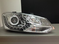 Оптика (фары) «Eagel Eye» для Volkswagen Polo (хром)