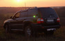 Стопы (фары) диодные для Toyota Land Cruiser 100 (красные, прозрачные)