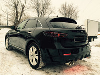 Задний бампер «LUX» для Infiniti FX30 / FX35 / FX37 / FX50 2008-2014 / QX70 2014+ 
