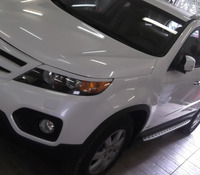 Реснички (накладки на фары) на Kia Sorento R