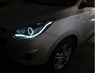 Альтернативная оптика (фары)  «Eagle eyes Audi Style» для Hyundai Tucson Ix35