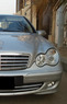 Альтернативная оптика (фары) Mercedes c-class w203 (ангельские глазки) хром