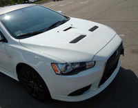Капот «RalliArt» c воздухозаборниками для Mitsubishi Lancer X