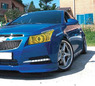 Ходовые огни ДХО (DRL) светодиодные «Mercedes S-Class Style» на Chevrolet Cruze