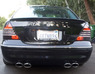 Лип спойлер на Mercedes c-class w203