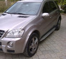 Пороги OEM Style (штатные) на Mercedes ML-class