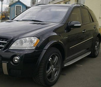 Пороги OEM Style (штатные) на Mercedes ML-class