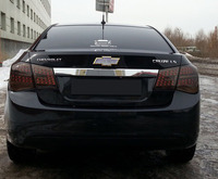 Стопы (фары) «Mercedes-Benz Style» на Chevrolet Cruze (дымчатые)