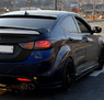 Стопы (фары) «BMW Design» на Hyundai Elantra / Avante MD (хром, дымчатые) 