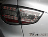 Стопы (фары) LED "Mercedes Style" для Hyundai Tucson Ix35 (дымчатые)